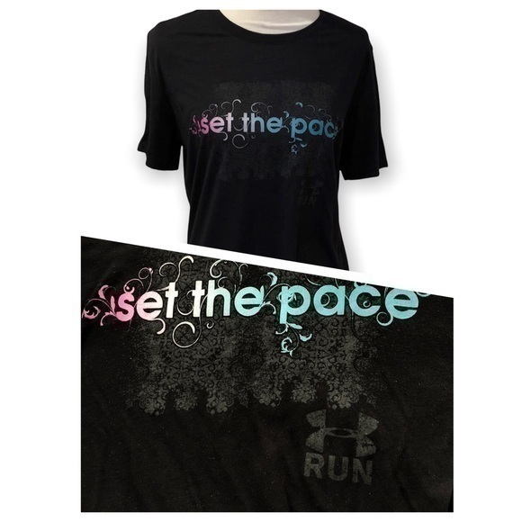 Women’s Under Armour “set the pace” T-shirt - Picture 1 of 8